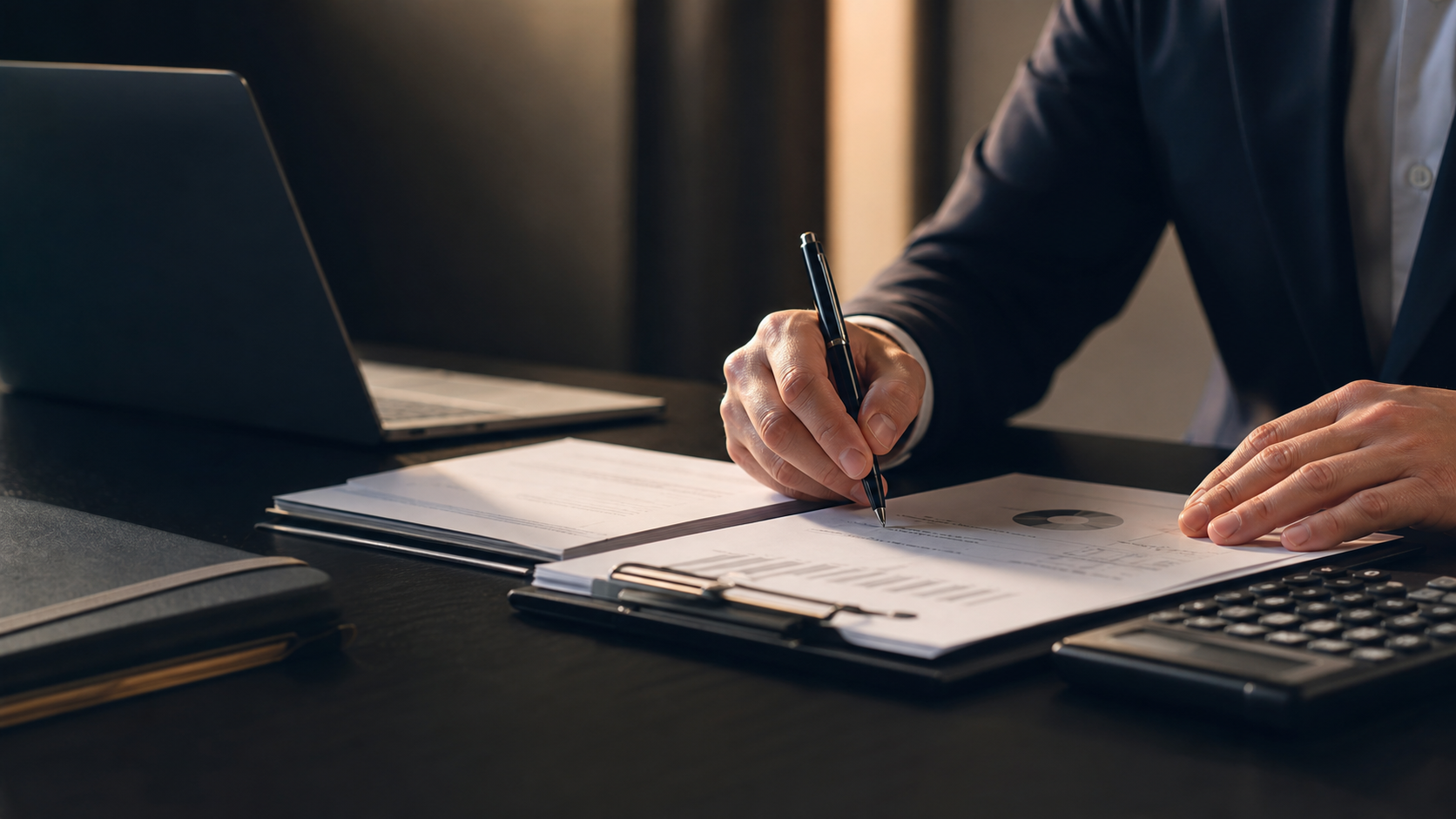 Signature de documents de financement pour Fast Cash 1